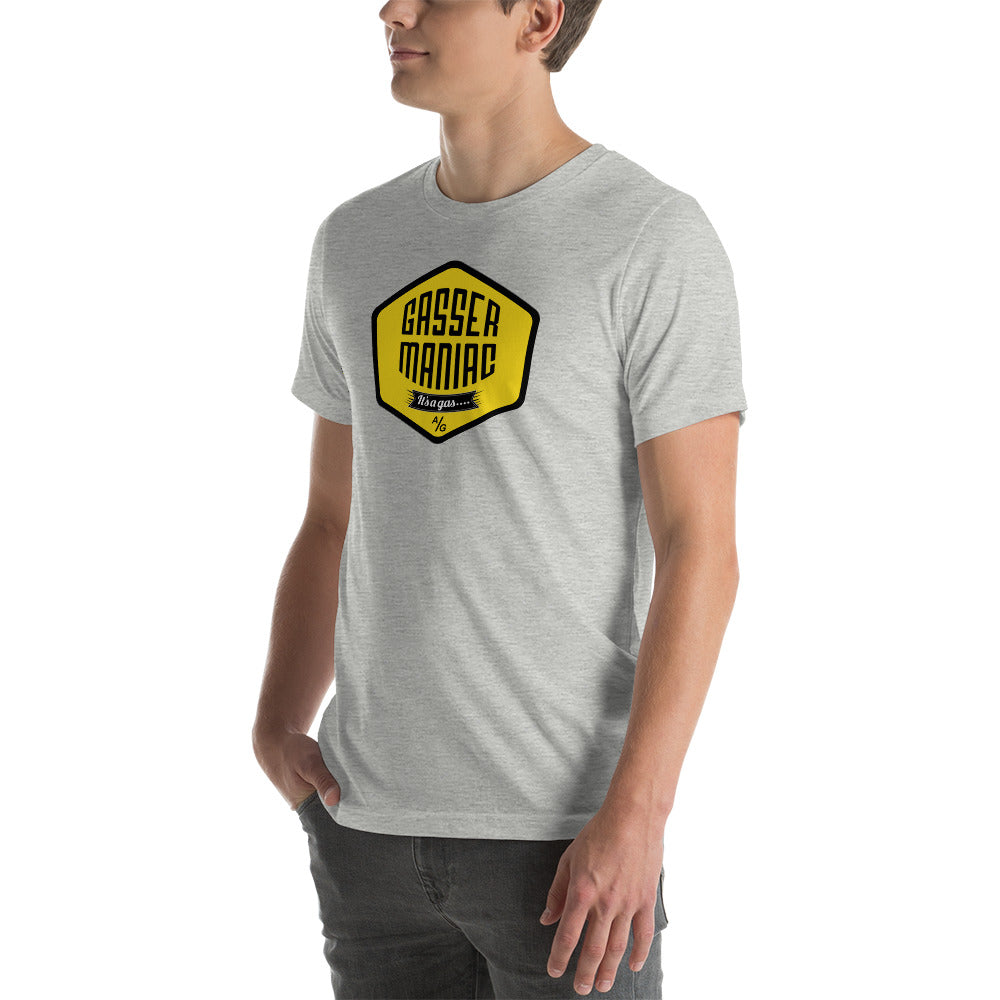 Unisex t-shirt Kukloso Gasser-Maniac Yellow - Free Shipping