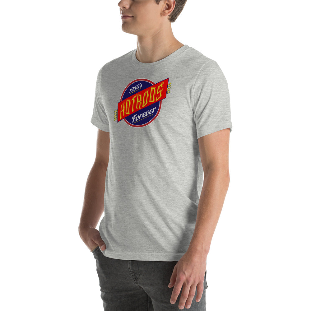 Unisex t-shirt Kukloso 1950's Hot Rods Forever No 3 - Free Shipping