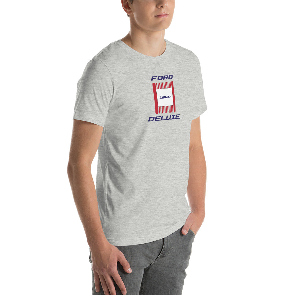 Unisex t-shirt Kukloso 1940 Ford Deluxe Parking Light Red- Light - Free Shipping