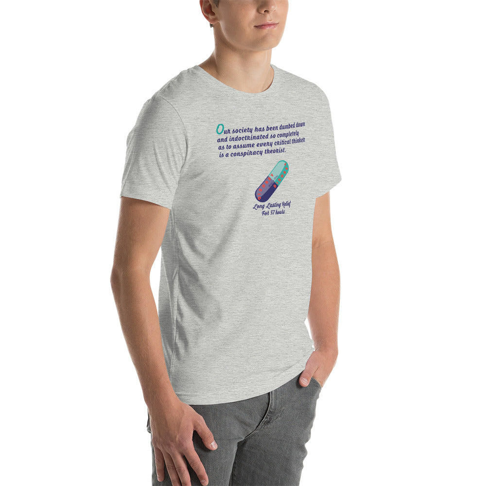 Unisex t-shirt Kukloso Disobey ' Critical thinker... ' Logo Light - Free Shipping