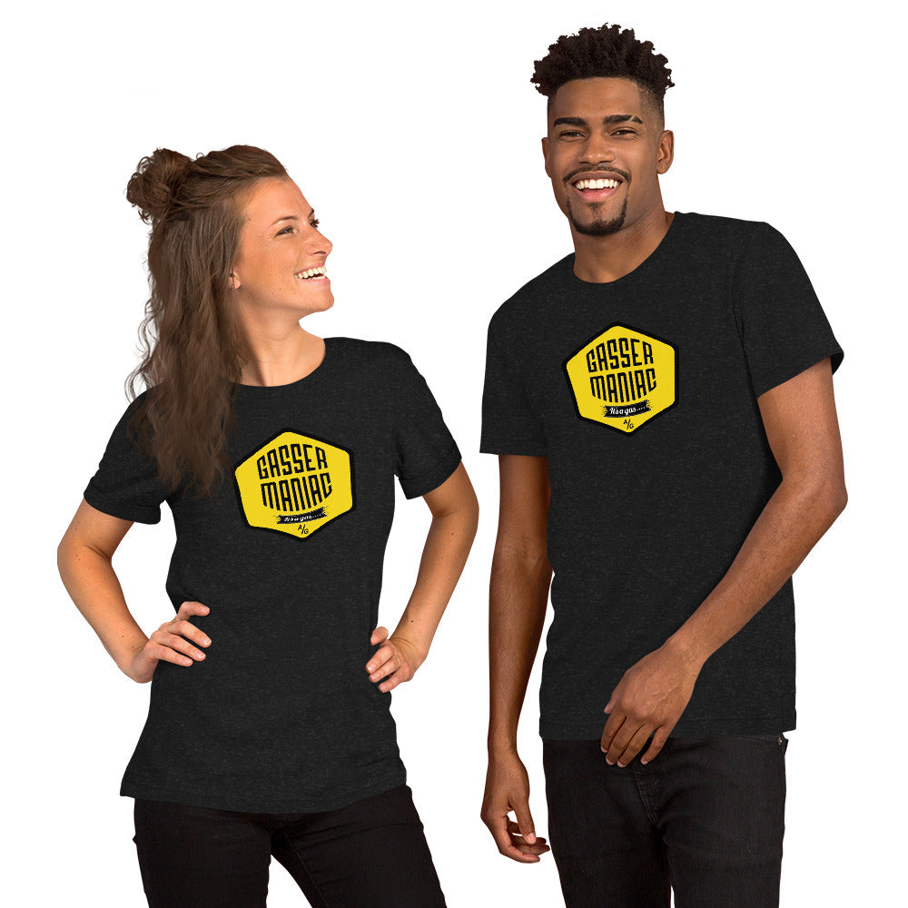 Unisex t-shirt Kukloso Gasser-Maniac Yellow - Free Shipping