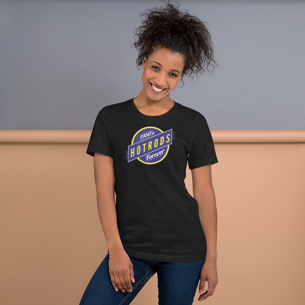 Unisex t-shirt Kukloso 1950's Hot Rods Forever No 2 - Free Shipping