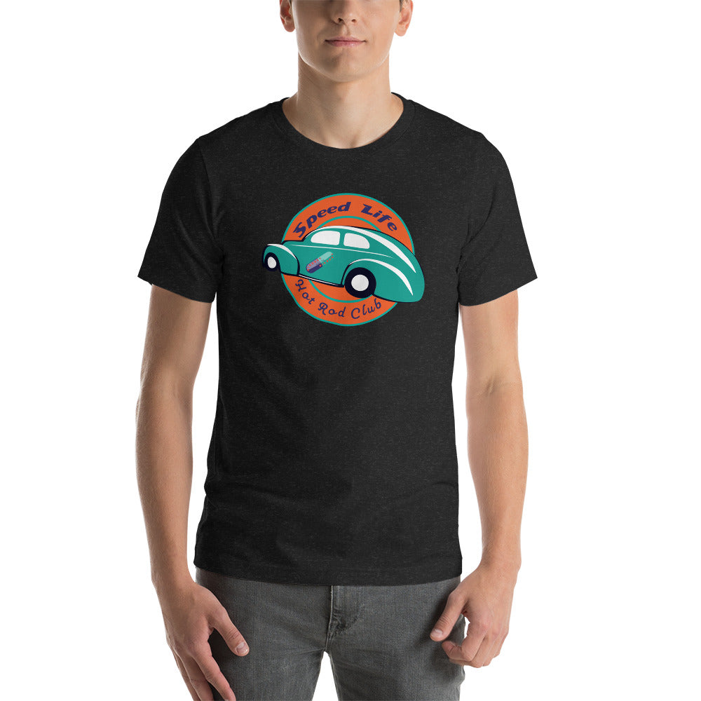 Unisex t-shirt Kukloso 'Speed Life' Hot Rod Club - Free Shipping