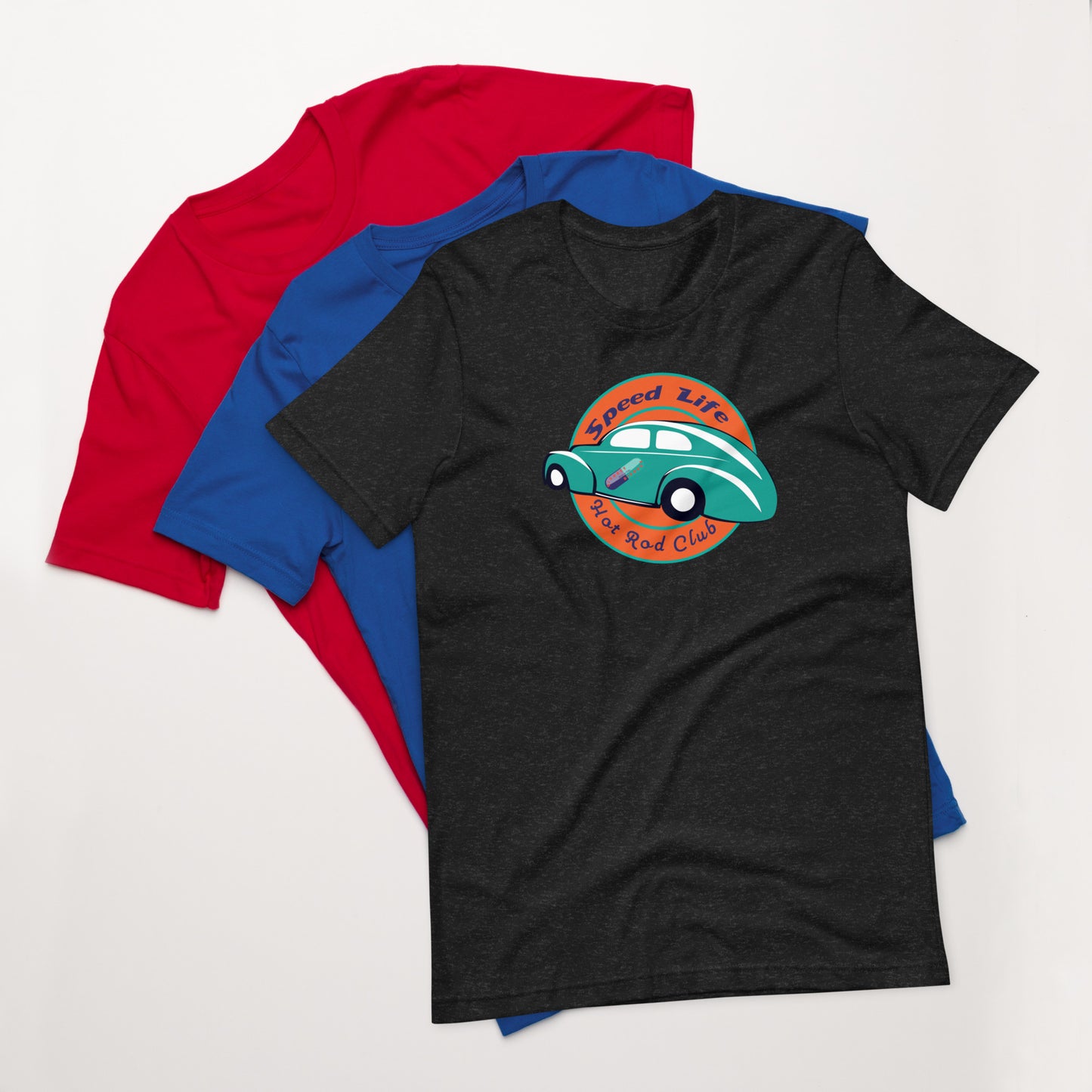 Unisex t-shirt Kukloso 'Speed Life' Hot Rod Club - Free Shipping