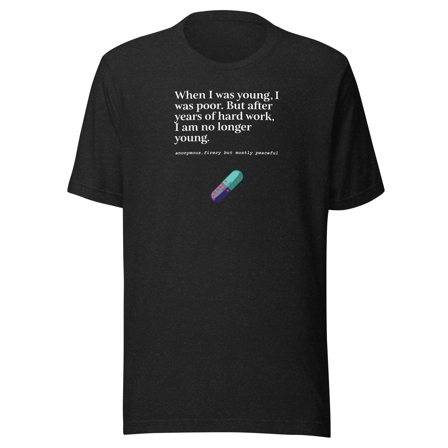 Unisex t-shirt Kukloso ' When I was young... ' Dark - Free Shipping