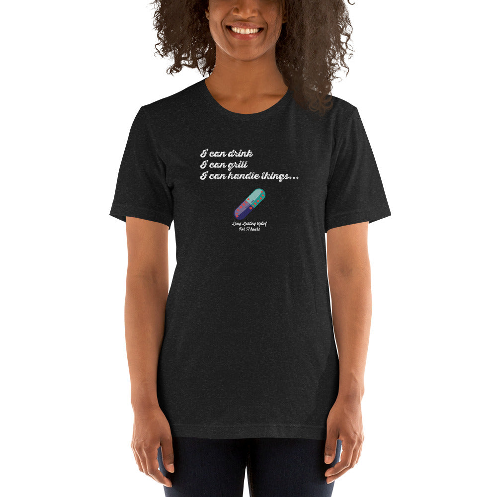 Unisex t-shirt Kukloso Disobey 'I Can handle things...' Logo Dark - Free Shipping