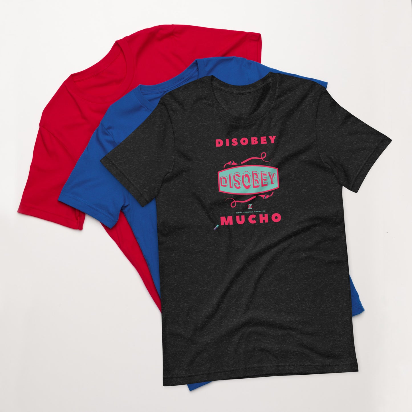 Unisex t-shirt Kukloso Disobey Mucho Logo - Free Shipping