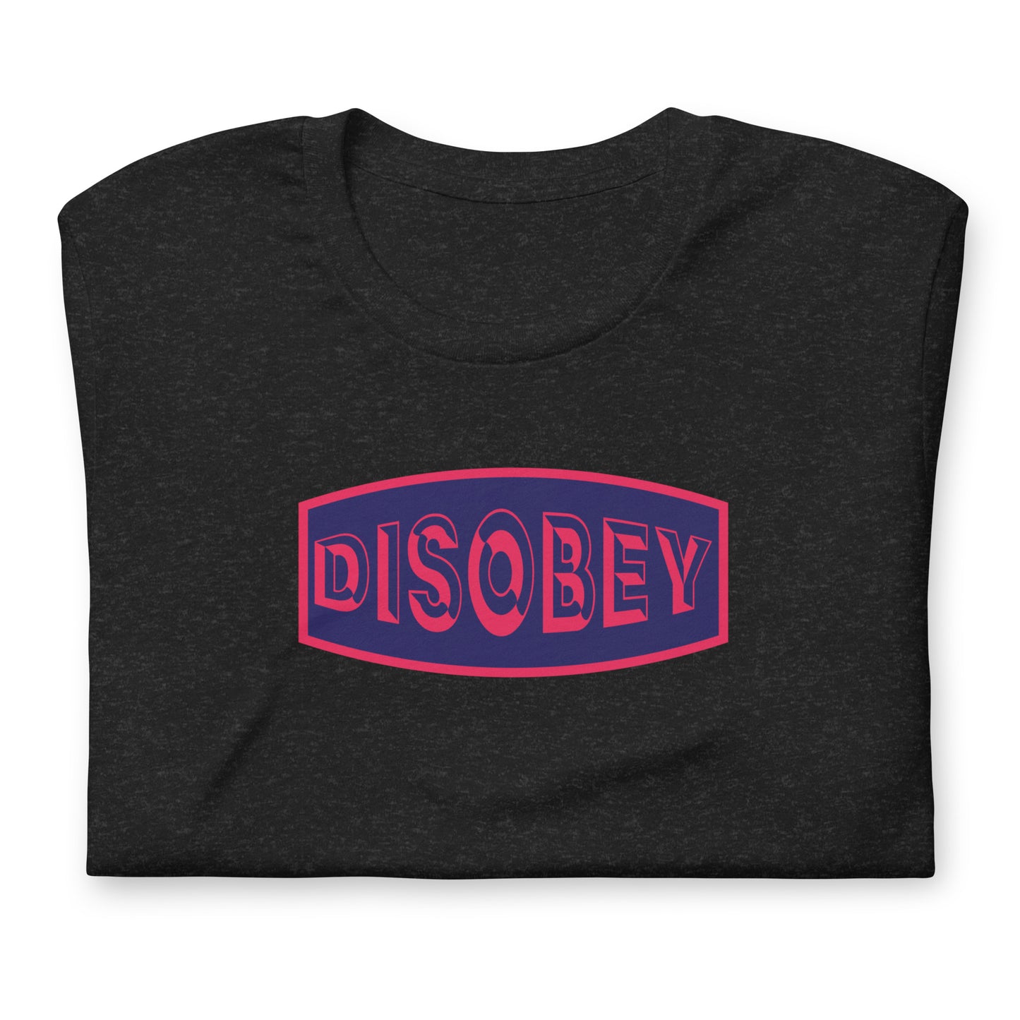 Unisex t-shirt Kukloso Disobey Navy/Dark Pink - Free Shipping