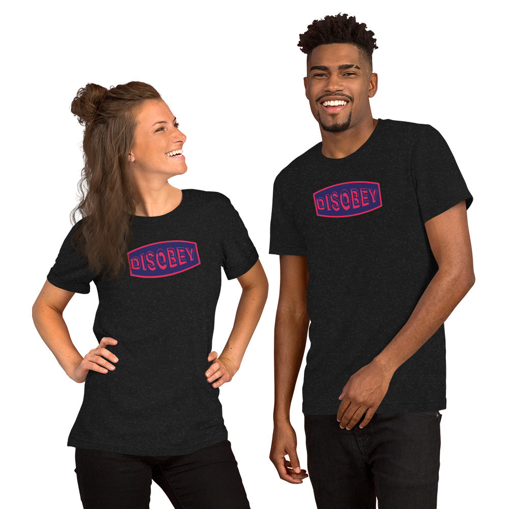 Unisex t-shirt Kukloso Disobey Navy/Dark Pink - Free Shipping