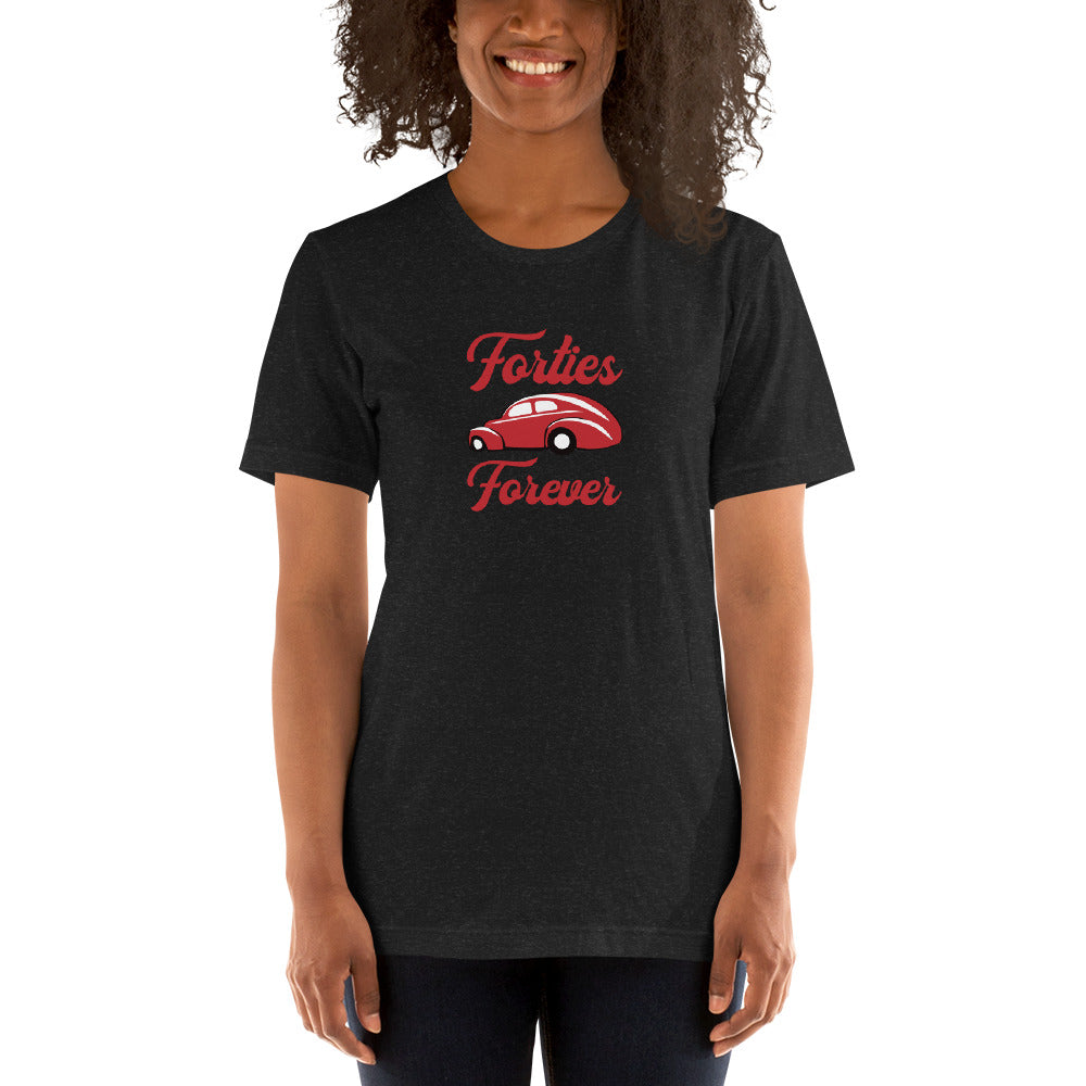 Unisex t-shirt Kukloso Forties Forever Red - Free Shipping