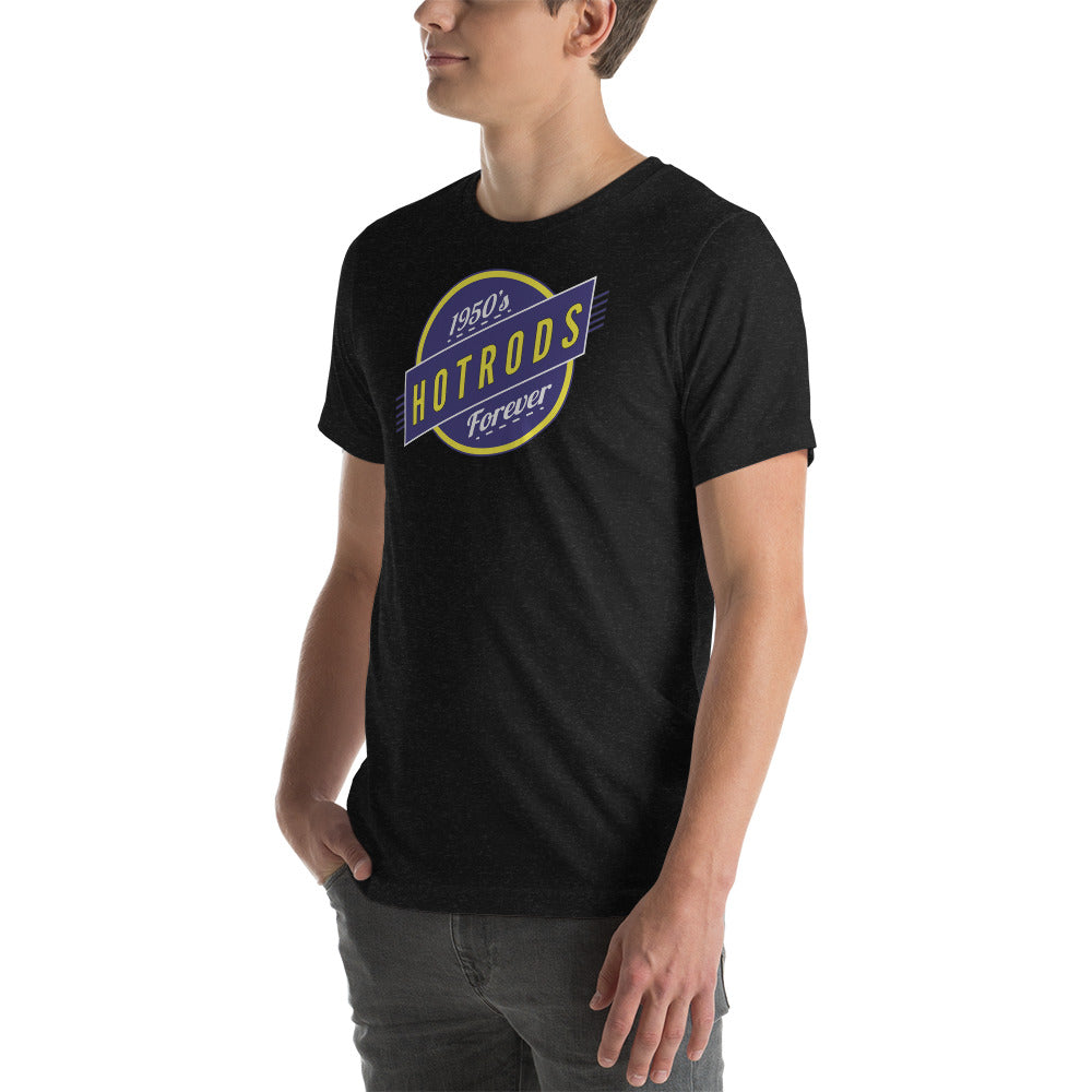 Unisex t-shirt Kukloso 1950's Hot Rods Forever No 2 - Free Shipping