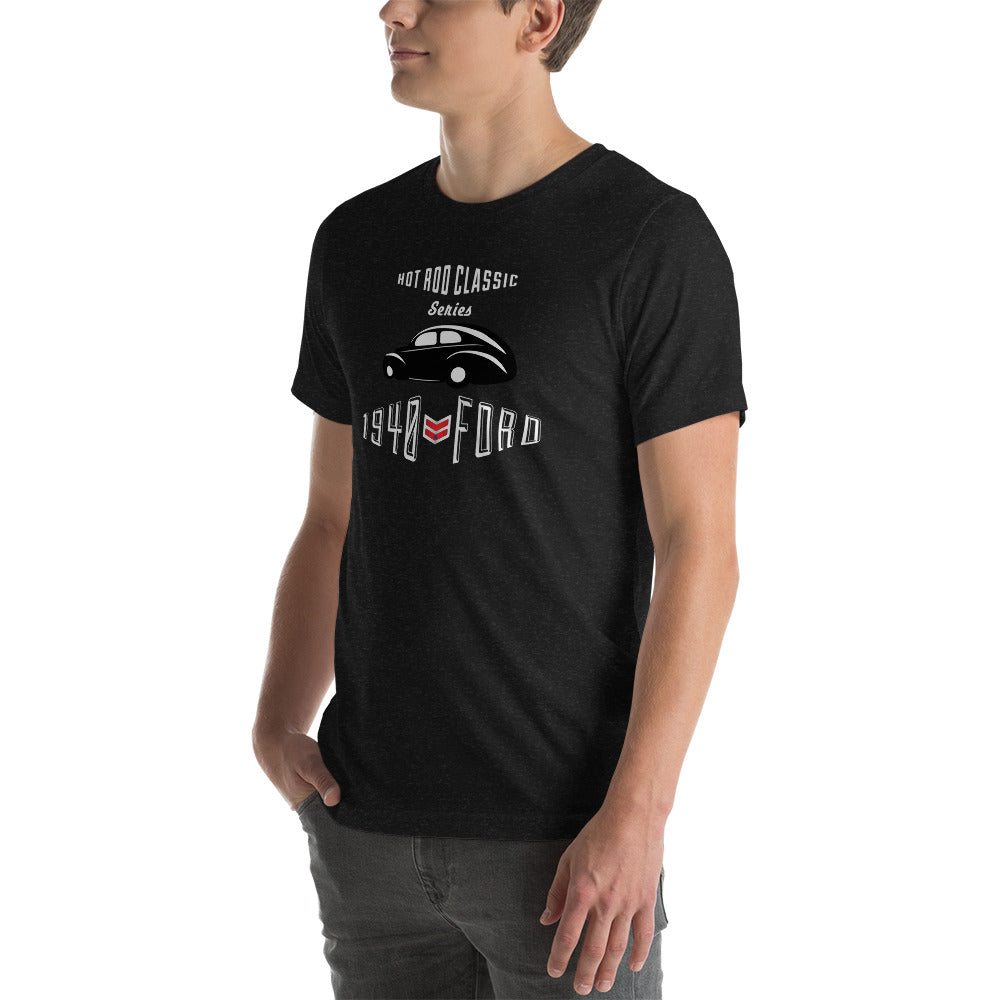 Unisex t-shirt Kukloso Hot Rod Classic 1940 Ford Dark - Free Shipping