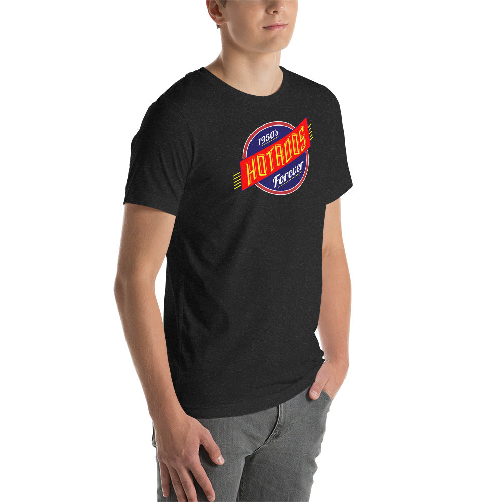 Unisex t-shirt Kukloso 1950's Hot Rods Forever No 3 - Free Shipping