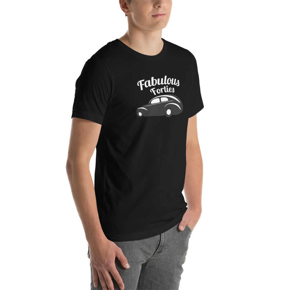 Unisex t-shirt Kukloso Fabulous Forties White - Free Shipping