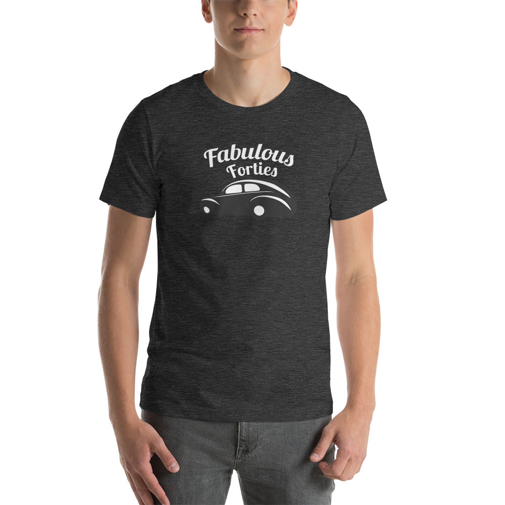 Unisex t-shirt Kukloso Fabulous Forties White - Free Shipping