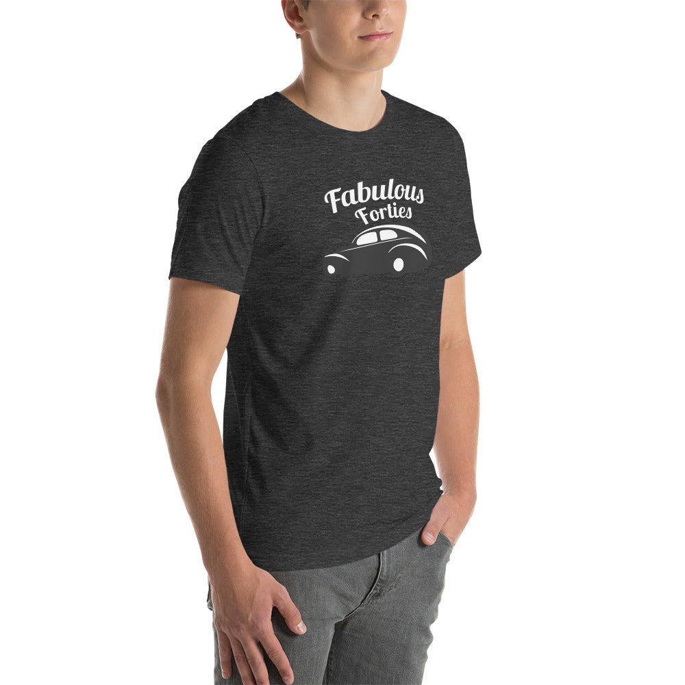 Unisex t-shirt Kukloso Fabulous Forties White - Free Shipping