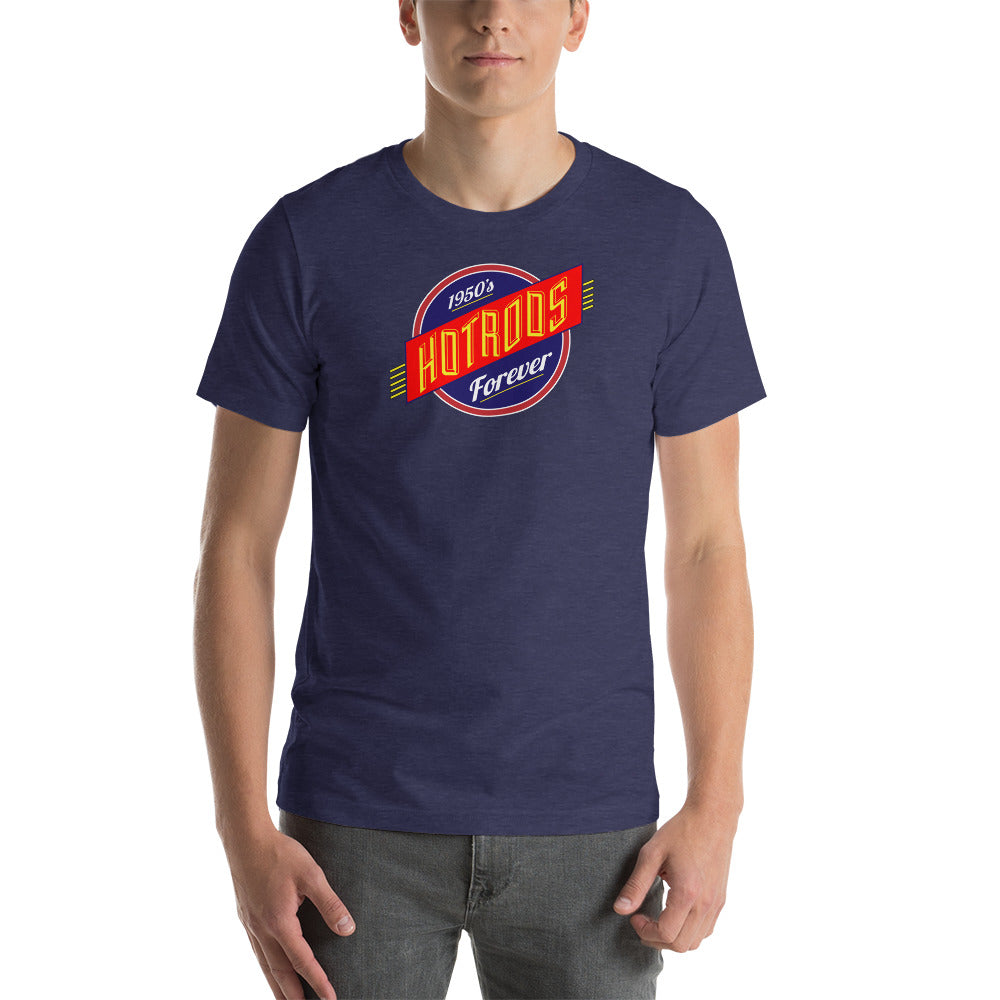 Unisex t-shirt Kukloso 1950's Hot Rods Forever No 3 - Free Shipping