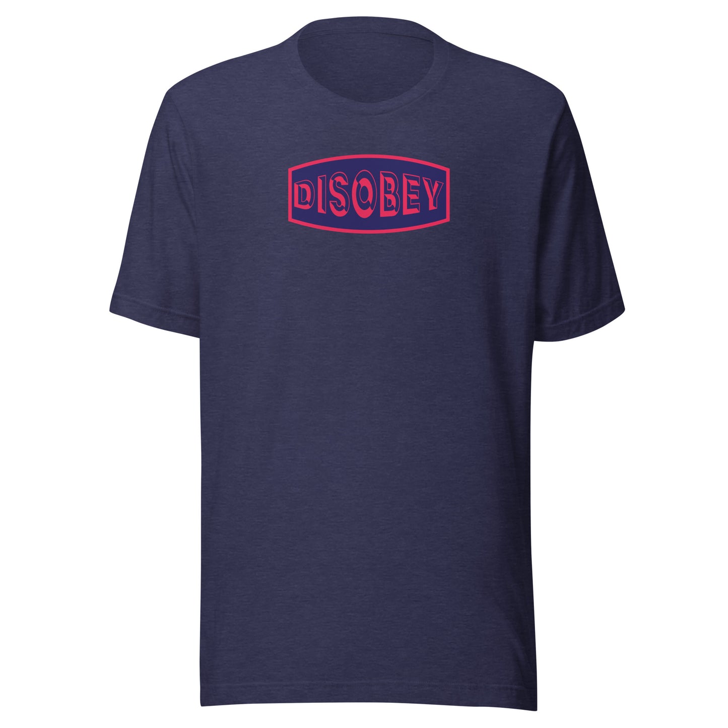 Unisex t-shirt Kukloso Disobey Navy/Dark Pink - Free Shipping