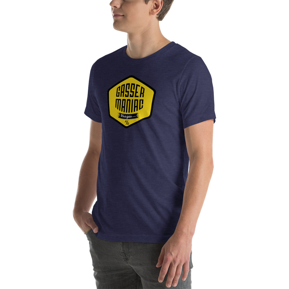Unisex t-shirt Kukloso Gasser-Maniac Yellow - Free Shipping