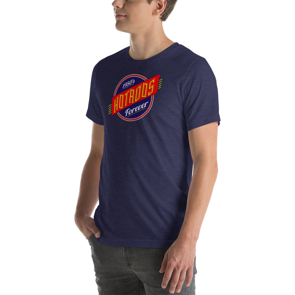 Unisex t-shirt Kukloso 1950's Hot Rods Forever No 3 - Free Shipping
