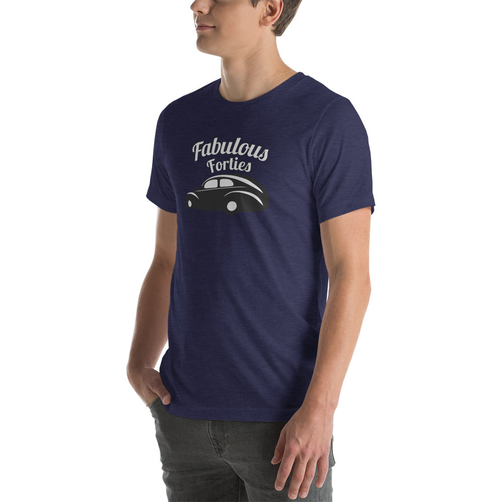 Unisex t-shirt Kukloso Fabulous Forties White - Free Shipping