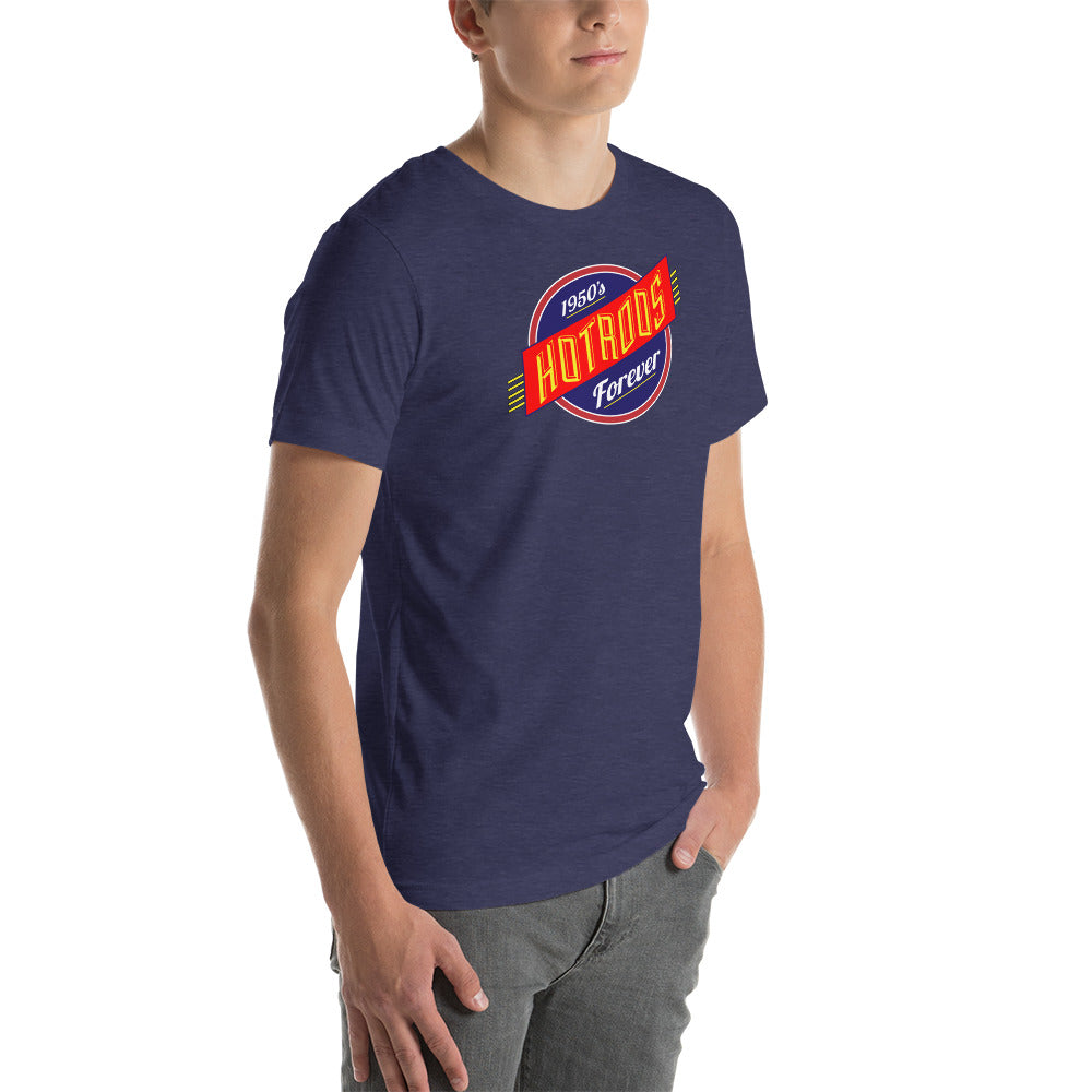 Unisex t-shirt Kukloso 1950's Hot Rods Forever No 3 - Free Shipping