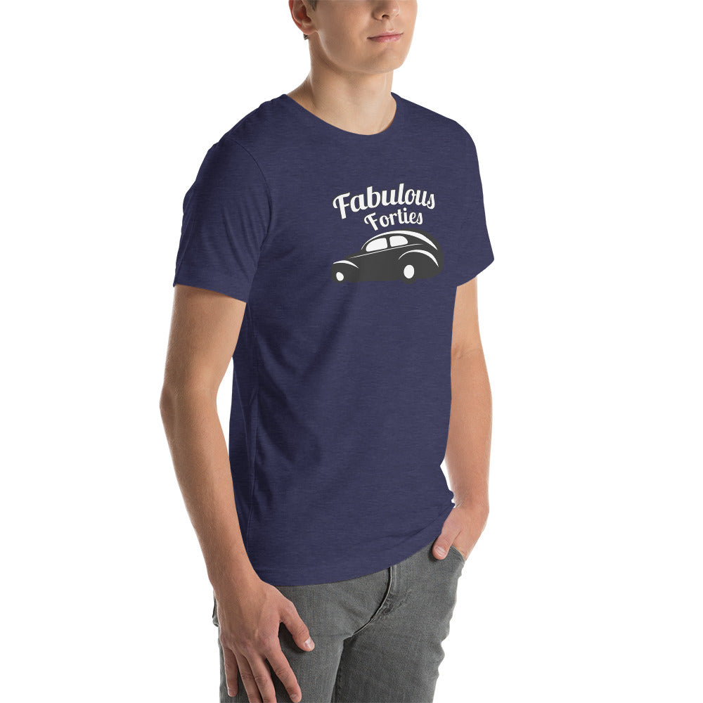 Unisex t-shirt Kukloso Fabulous Forties White - Free Shipping