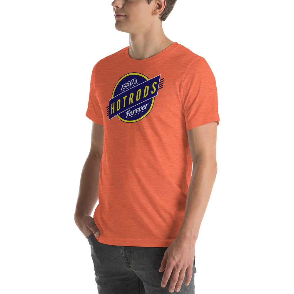 Unisex t-shirt Kukloso 1950's Hot Rods Forever No 2 - Free Shipping