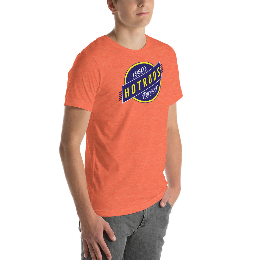 Unisex t-shirt Kukloso 1950's Hot Rods Forever No 2 - Free Shipping