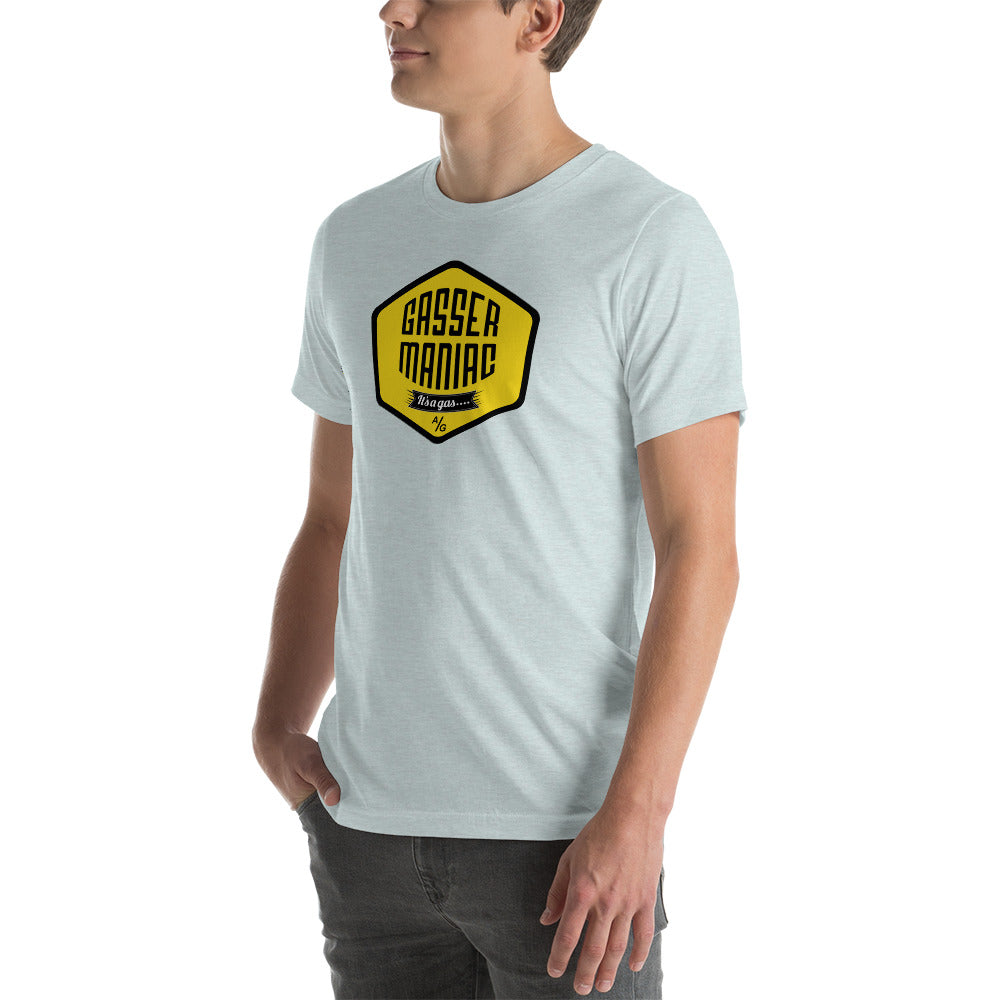 Unisex t-shirt Kukloso Gasser-Maniac Yellow - Free Shipping