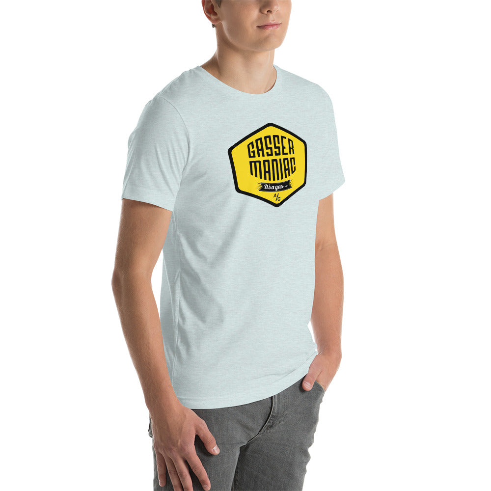 Unisex t-shirt Kukloso Gasser-Maniac Yellow - Free Shipping