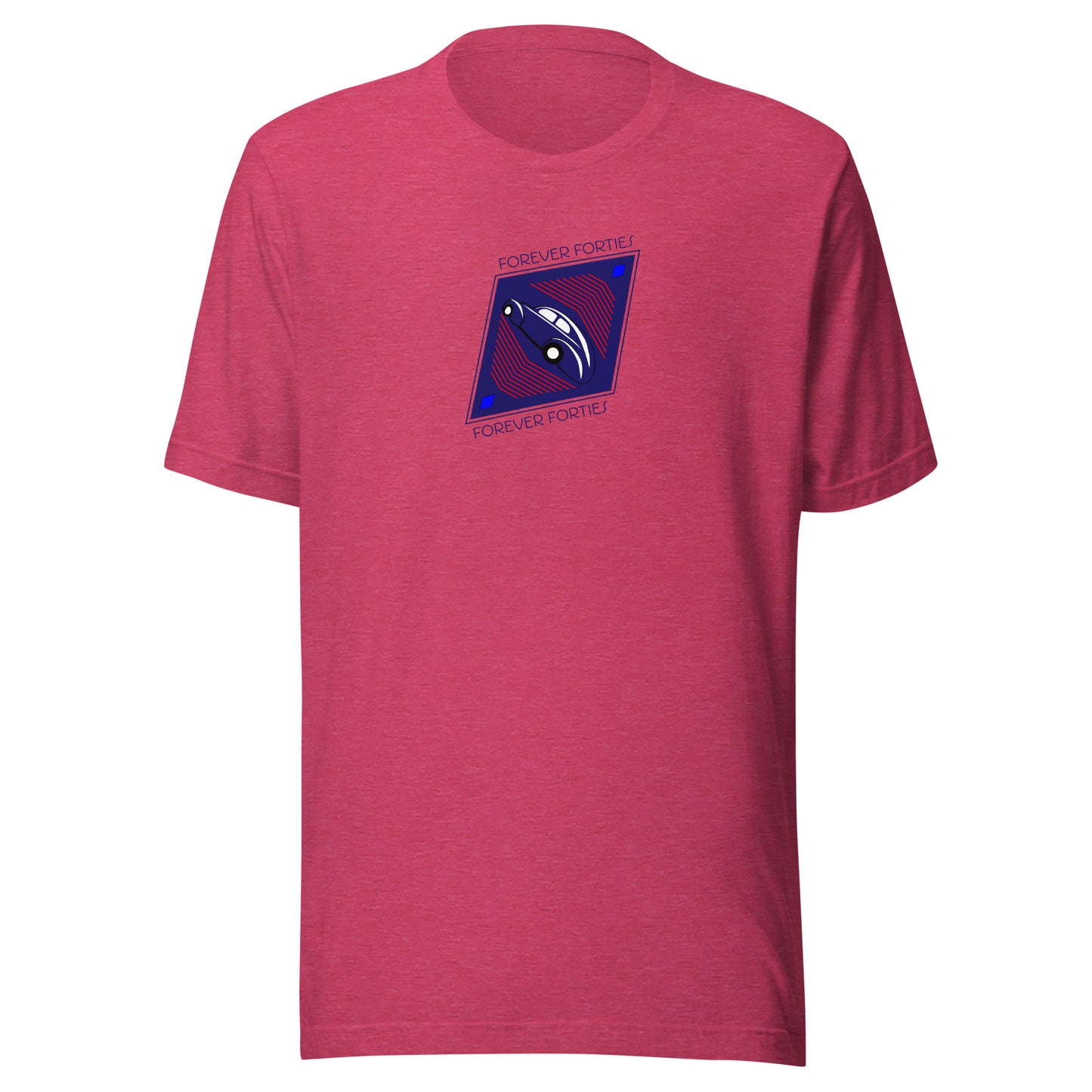 Unisex t-shirt Kukloso Forever Forties Angled Diamond Navy No 1 - Free Shipping