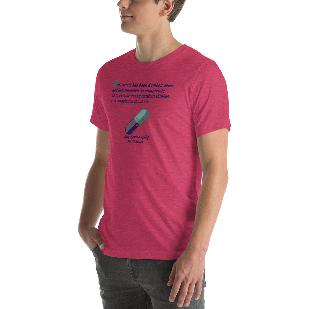 Unisex t-shirt Kukloso Disobey ' Critical thinker... ' Logo Light - Free Shipping