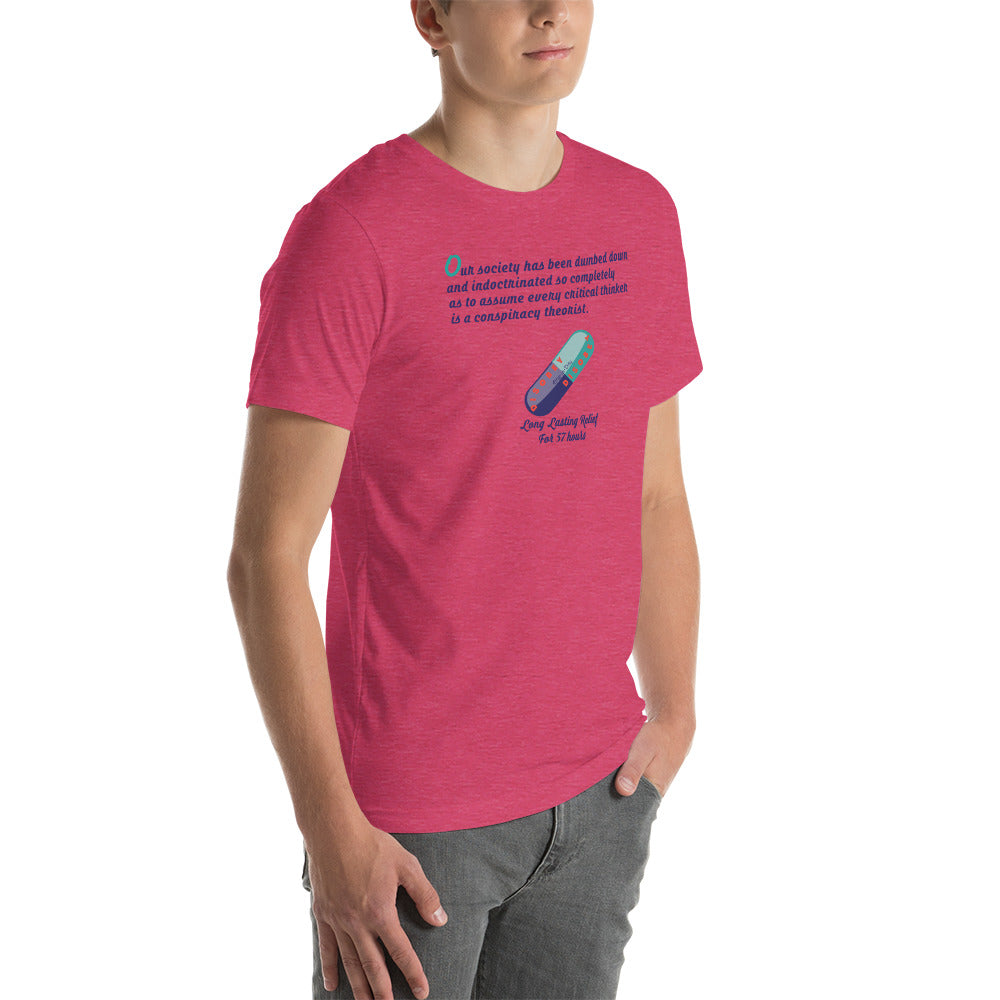 Unisex t-shirt Kukloso Disobey ' Critical thinker... ' Logo Light - Free Shipping