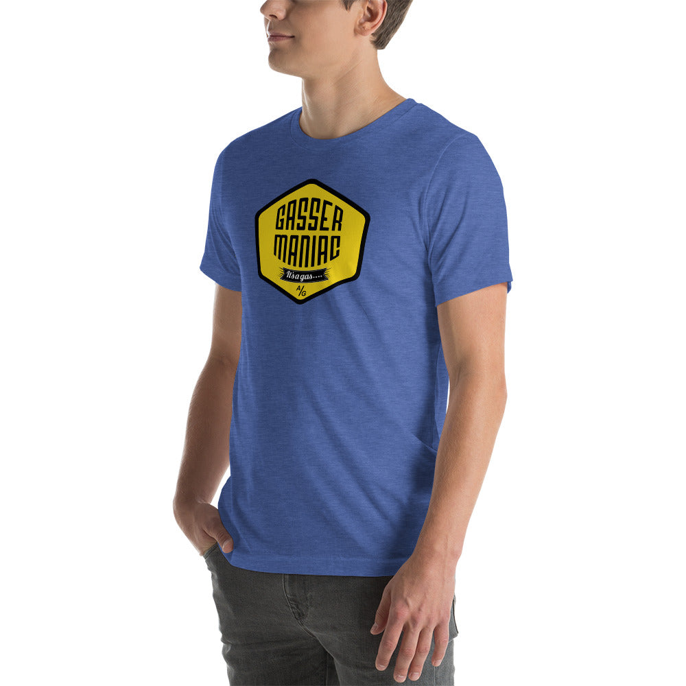 Unisex t-shirt Kukloso Gasser-Maniac Yellow - Free Shipping