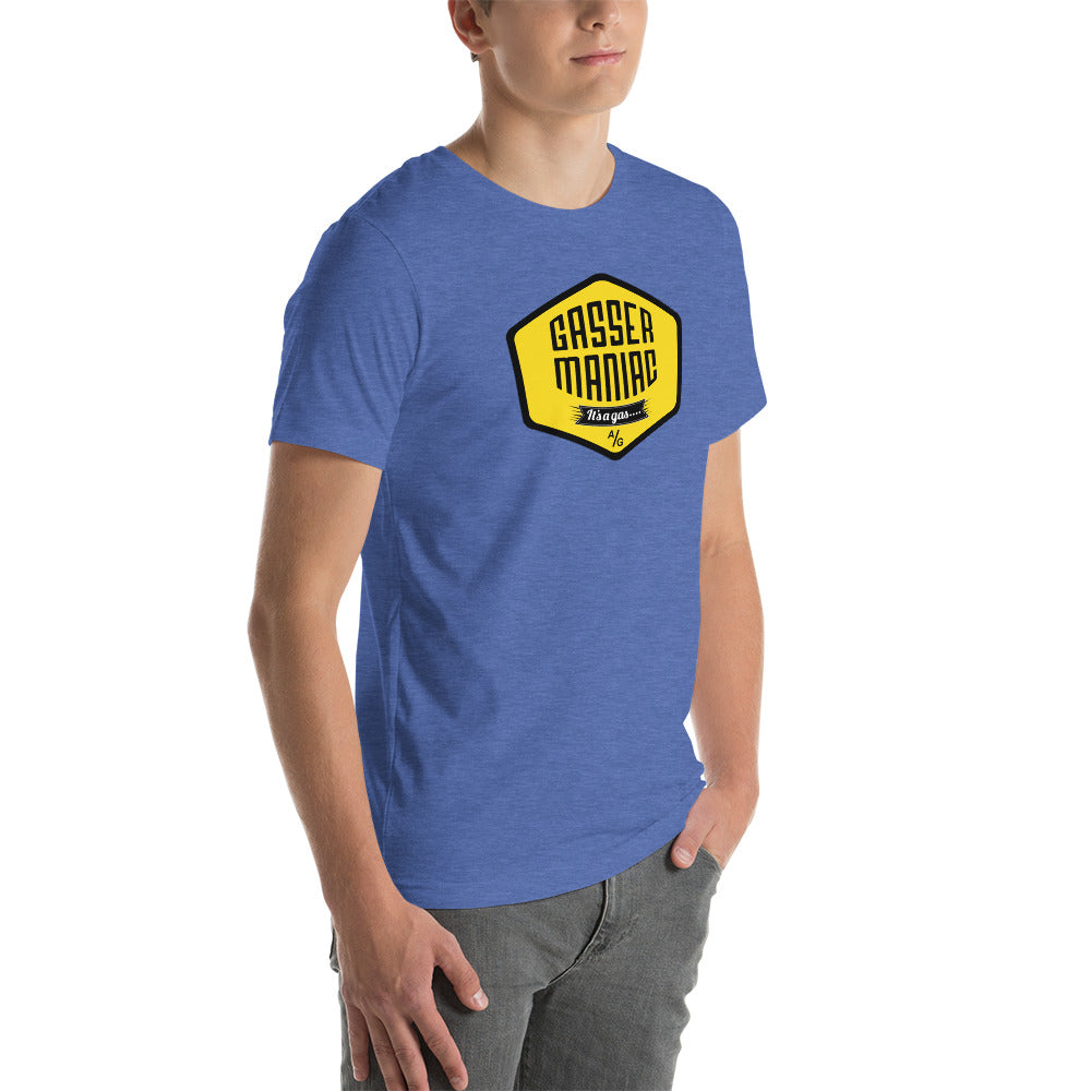 Unisex t-shirt Kukloso Gasser-Maniac Yellow - Free Shipping