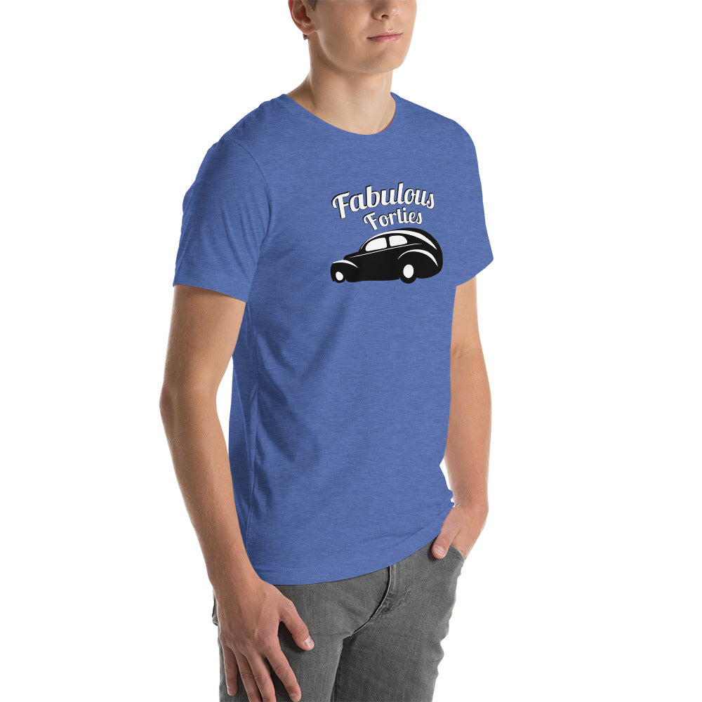 Unisex t-shirt Kukloso Fabulous Forties White - Free Shipping