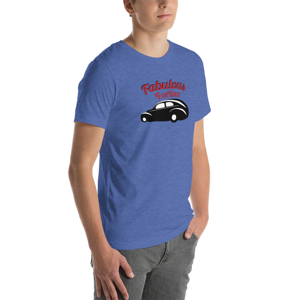 Unisex t-shirt Kukloso Fabulous Forties Red - Free Shipping