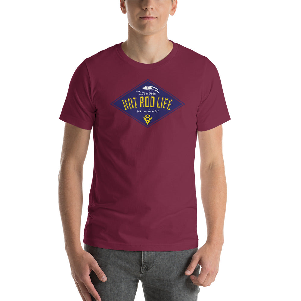 Unisex t-shirt Kukloso Hot Rod Life - Free Shipping