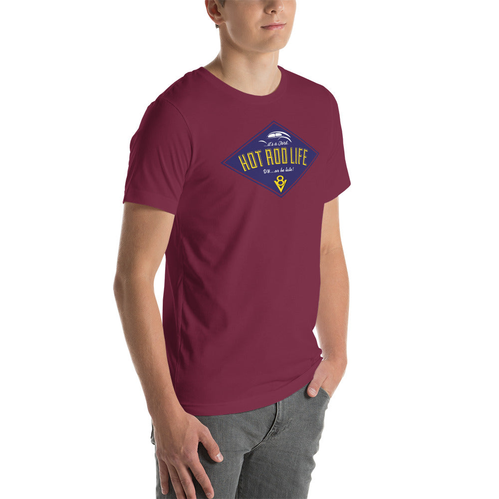 Unisex t-shirt Kukloso Hot Rod Life - Free Shipping