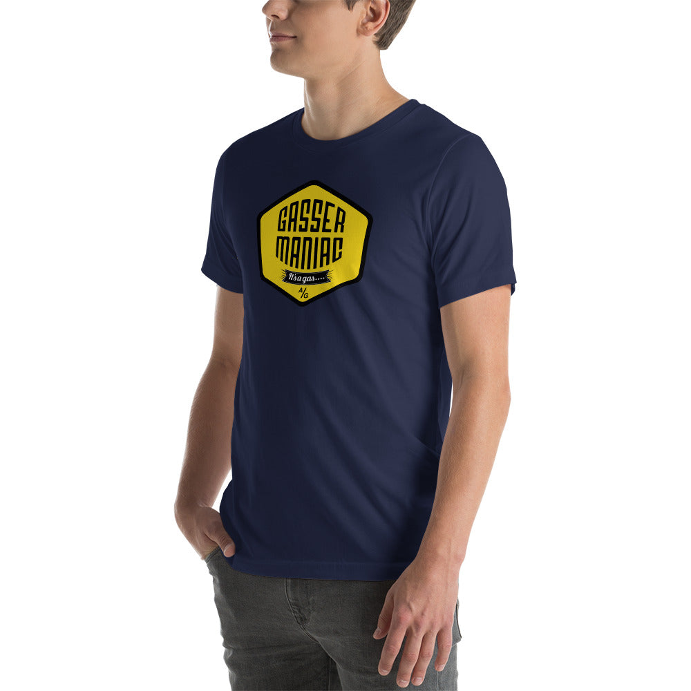 Unisex t-shirt Kukloso Gasser-Maniac Yellow - Free Shipping