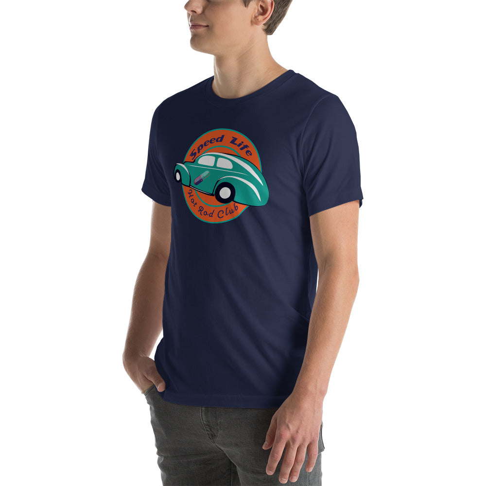 Unisex t-shirt Kukloso 'Speed Life' Hot Rod Club - Free Shipping