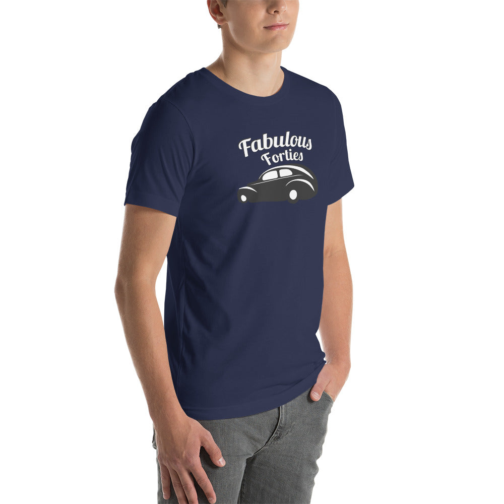Unisex t-shirt Kukloso Fabulous Forties White - Free Shipping