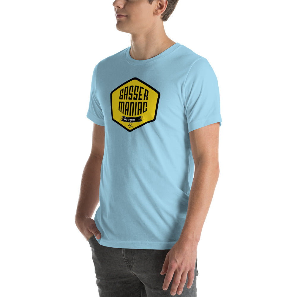 Unisex t-shirt Kukloso Gasser-Maniac Yellow - Free Shipping