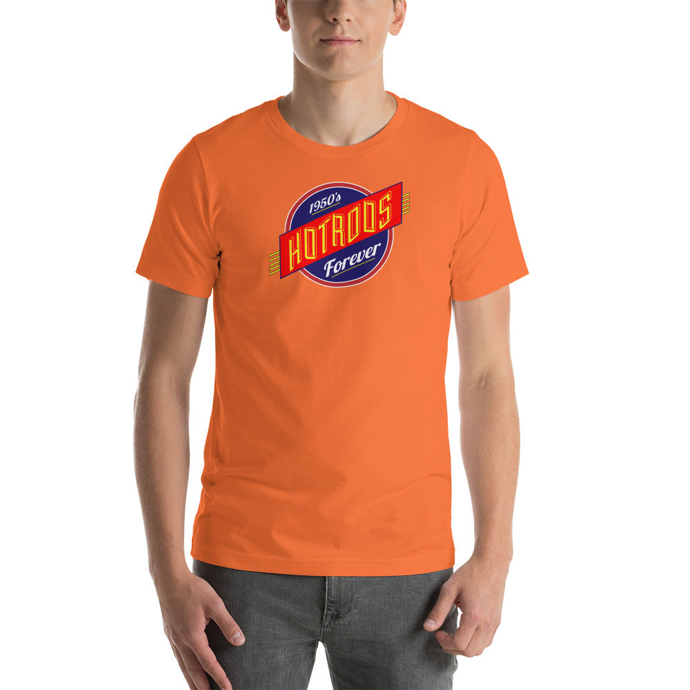 Unisex t-shirt Kukloso 1950's Hot Rods Forever No 3 - Free Shipping