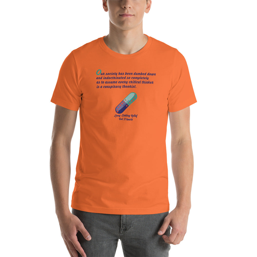 Unisex t-shirt Kukloso Disobey ' Critical thinker... ' Logo Light - Free Shipping