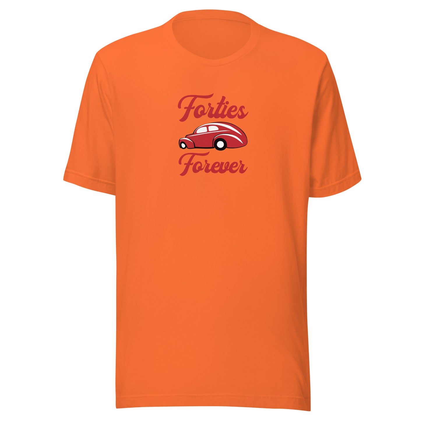 Unisex t-shirt Kukloso Forties Forever Red - Free Shipping