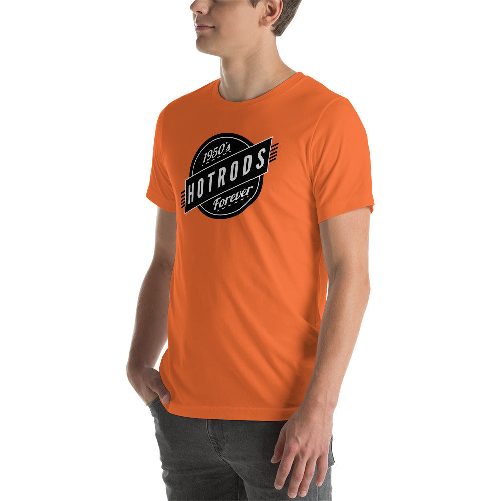 Unisex t-shirt Kukloso 1950's Hot Rods Forever No 1 - Free Shipping