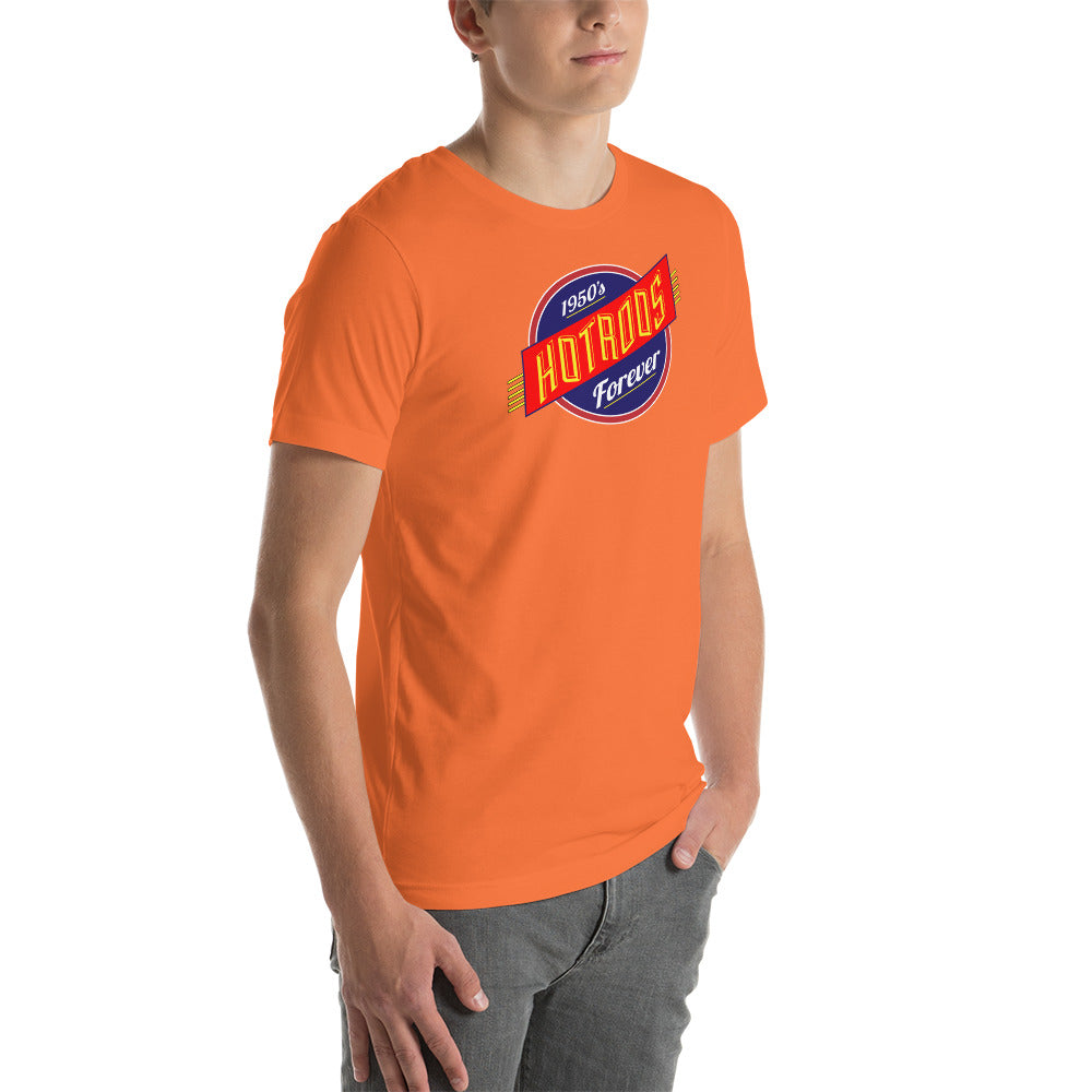 Unisex t-shirt Kukloso 1950's Hot Rods Forever No 3 - Free Shipping
