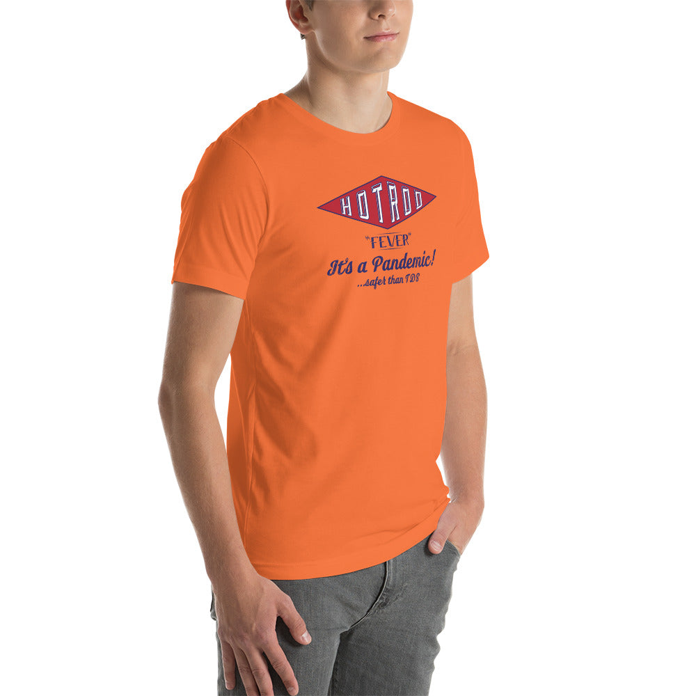 Unisex t-shirt Kukloso Hot Rod Fever It's a Pandemic Light - Free Shipping